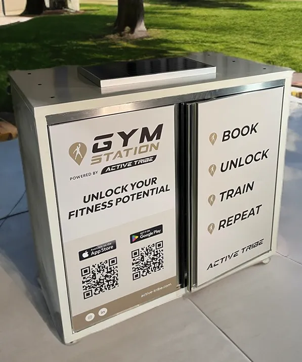 GymStation Location Map - Desktop View